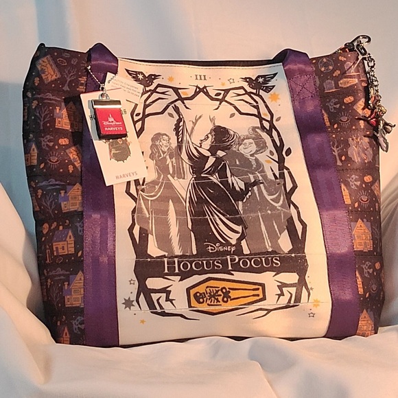Harveys Handbags - Harveys Disney Hocus Pocus Tote - Purple and Black